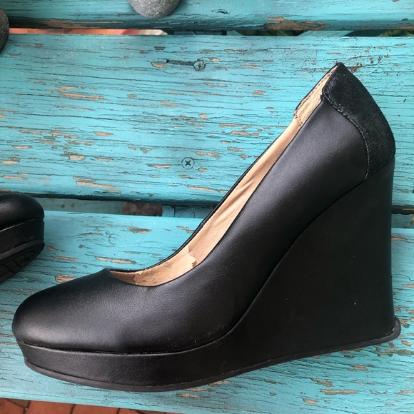 KENNETH COLE REACTION "TALL TAIL" WEDGE 5.5M NWOT - Picture 7 of 11